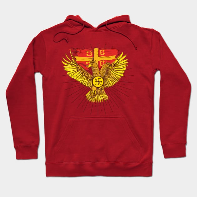 Byzantine Eagle Hoodie by blackroserelicsshop@gmail.com